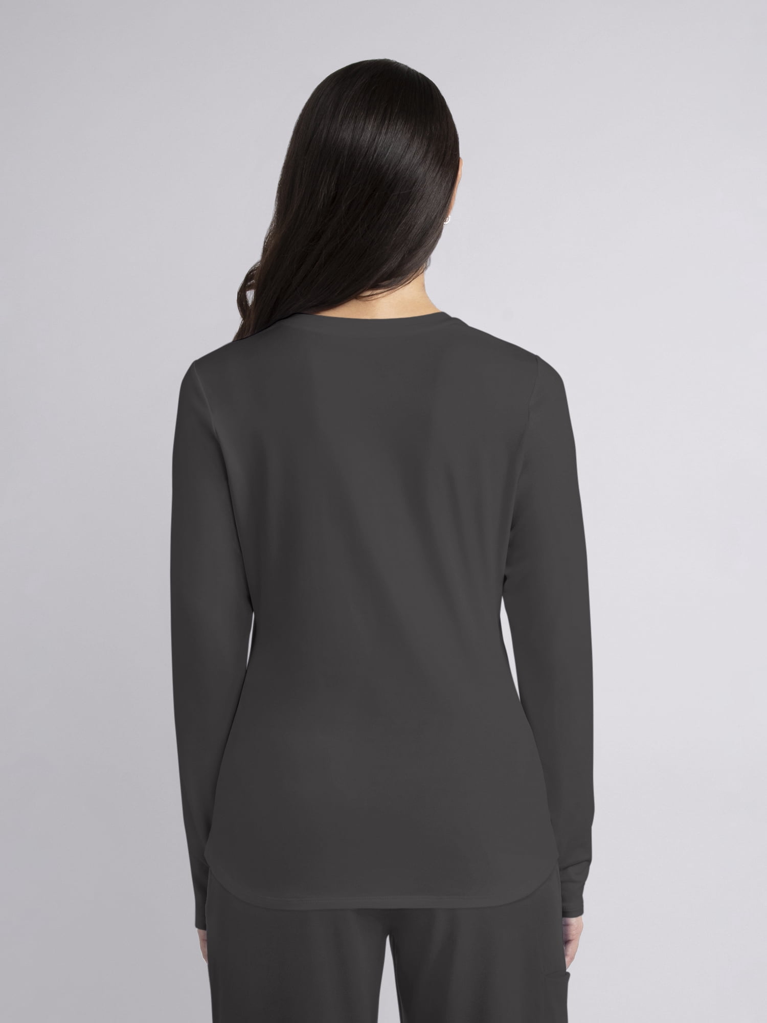 Gildan Women’s Crew Neck Long Sleeve Underscrub T-Shirt, 2-Way Stretch, Sizes XS-2XL