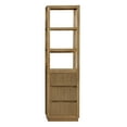 thumbnail image 2 of Navan 20" Freestanding Linen Cabinet in Weathered Brown, 2 of 13