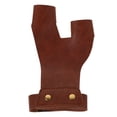thumbnail image 1 of Gant d'Archerie pour Doigts Café Matériau Pu pour Protection des Mains Anti-Abrasion Design Gaucher, 1 of 8