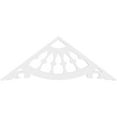 thumbnail image 2 of Ekena Millwork 48"W x 18"H x 1"P (9/12) Pitch Wagon Wheel Architectural Grade PVC Gable Pediment, 2 of 5