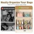 thumbnail image 4 of Organizador de almacenamiento para bolsos Sonyabecca ajustable, paquete de 3 unidades, metal, 4 of 7