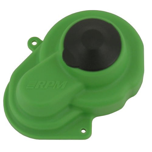 RPM RPM80524 Sealed Gear Cover for Traxxas Electric Rustler-Stampede-Bandit-Slash 2Wd - Green