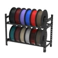 thumbnail image 1 of Rack 3D Printer Filament Storage Rack Aluminum Alloy Wall Mount Consumable Organizer Shelf for 200mm Diameter Spool, 1 of 7