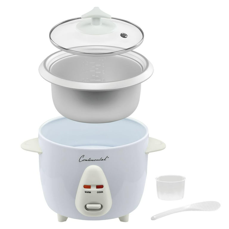 Continental 6-Cup (Cooked) Rice Cooker White, 6-Cup - Fry's Food
