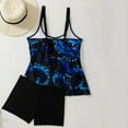 thumbnail image 5 of STETMN Two Piece Tankini Swimsuits for Women V Neck Tankini Top with Bottom Bathing Suit, 5 of 7