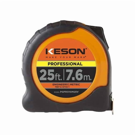 Keson Engineers and Metric Tape Measure PGPRO10M25V