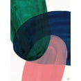 thumbnail image 2 of Lee, Judson 12x14 White Modern Wood Framed Museum Art Print Titled - Peace-Blue-Green II, 2 of 4