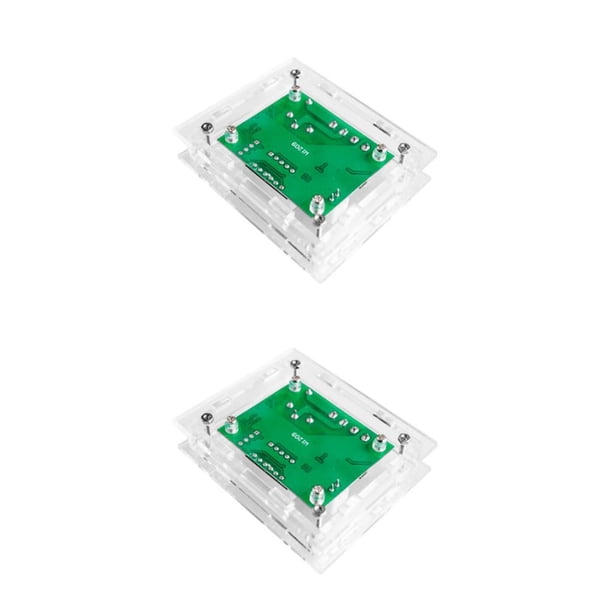 Methold Módulo controlador de temperatura DC 12V Dispositivos de detección eléctrica Placa LCD Controladores de temperatura Sensores de chips Type1 NO1