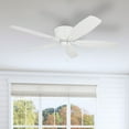 thumbnail image 2 of Honeywell Glen Alden 52" White Low Profile Ceiling Fan with 5 Blades, Pull Chain Control & Reverse Airflow, 2 of 13