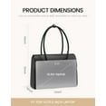 thumbnail image 4 of LOVEVOOK Laptop Bag for Women Work Tote 15.6 Inch Briefcase Messenger Bag Waterproof for Business Office Dating, 4 of 9