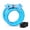 Blue, variant on BUCKLOS 4-Digit Resettable Bike Cable Lock, 135cm/4.4ft Steel Cable Anti-Theft Bicycle Lock with Cute Fish Head Design, Portable Combination Lock with Mount Bracket for Bikes, Scooters, Outdoor Use