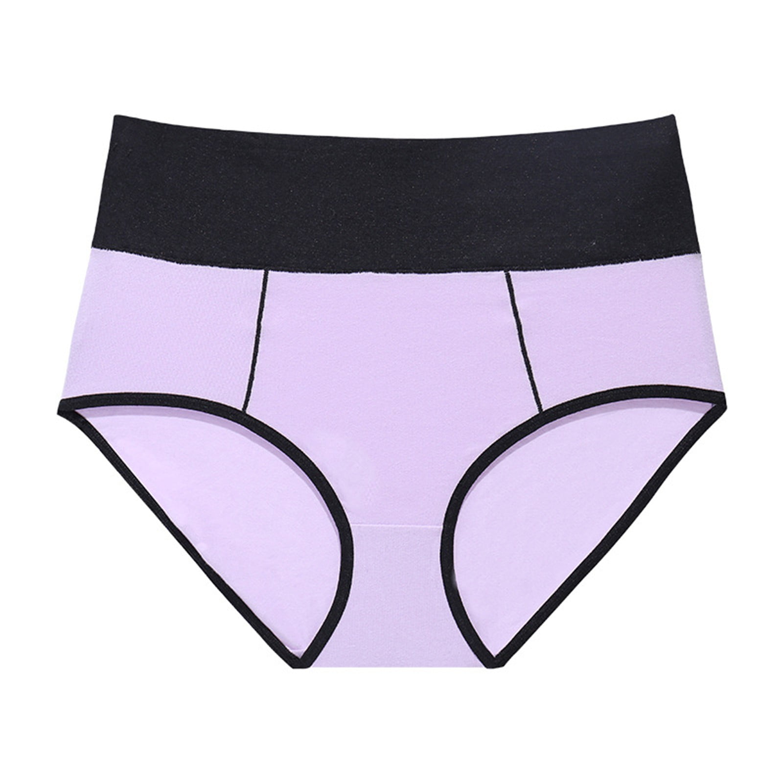 adviicd Cotton Panties No Show Underwear for Seamless High Cut Briefs  Mid-waist Soft No Panty Lines Blue Small 