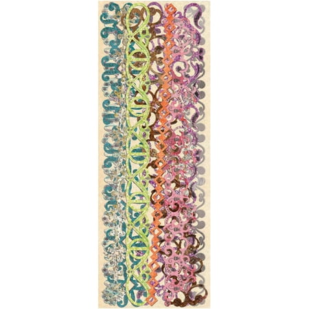 Border Scrapbook Paper - K & Company Jubilee Adhesive Paper Borders