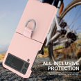 thumbnail image 3 of Compatible with Samsung Galaxy Z Flip 4 5G Case Shockproof Silicone Soft Cover for Girls Women -Pink, 3 of 12