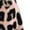Pink, variant on Women'S Leopard Print Midi Dress V Neck A Line Long Elastic Waist Casual Dresses Gray XXL