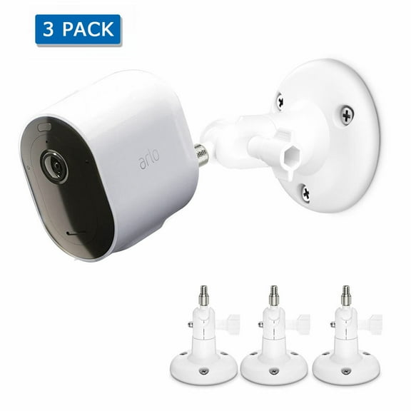 360° Adjustable Wall Mount for Arlo Pro 5s/ Pro 4/ Pro3/2,Arlo Ultra 2(3pack-White)