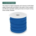 thumbnail image 3 of Uxcell 1/2" Double Fold Bias Tape Continuous Bulk Bias Tape for Sewing Seaming Dark Blue 25 Yards, 3 of 7
