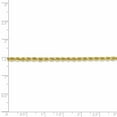 thumbnail image 5 of Leslie's Real 10kt Yellow Gold 2.75mm Diamond-Cut Rope Chain; 18 inch; Lobster Clasp; for Adults and Teens; for Women and Men, 5 of 5