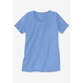 thumbnail image 4 of Woman Within Plus Size Perfect Short-Sleeve Scoopneck Tee, 4 of 6