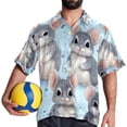 thumbnail image 4 of Tmall Men's Short Sleeve Button Down Hawaiian Beach Printed Casual Shirts, 4 of 6