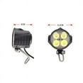 thumbnail image 2 of Ebike E-Bike 36V-48V Electric Bicycle Light with Horn Waterproof Headlight Horn Set Front Headlight Parts,1 x E-Bike light,Black, 2 of 7