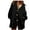 Black, variant on LYXSSBYX Winter Coats for Women Fashion Women Winter Solid Fashion Casual Hollow Dough Twists Solid Button Knitting Cardigan Coat