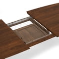 thumbnail image 6 of Simpli Home Draper 66-84 inch x 40 inch Rectangle Mid Century Modern Extendable Dining Table in Walnut Veneer, 6 of 16