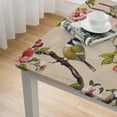 thumbnail image 5 of WYYP Birds Branch Flowers Square Tablecloth Outdoor Fitted 100% Polyester Fiber 40*40, 5 of 8