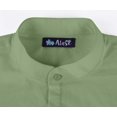 thumbnail image 6 of Atasi Indian Mens Henley Shirt Long Sleeve Casual Mandarin Collar Short Kurta, 6 of 7