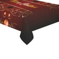 thumbnail image 2 of MYPOP Merry Christmas Cotton Linen Tablecloth 60x104 inches Tablecover Desk Table Cloth For Dining Room, Tea Table, Picnics, Parties, 2 of 6