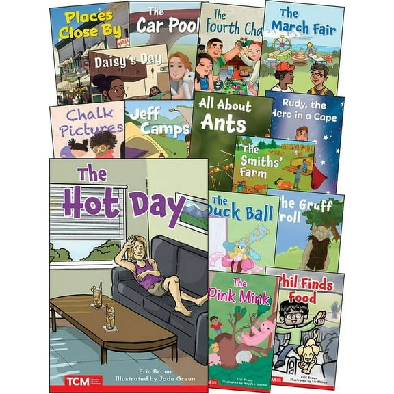 Decodable Books Grade 2 Set 1: 15-Book Set