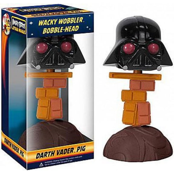 Funko Star Wars - Angry Birds - Darth Vader - Piggy Wacky Wobbler - Bobble Head