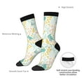 thumbnail image 4 of Fotbe Funny Chicken Pattern Long Socks for Men & Women – Breathable & Stretchy Compression Socks, Ideal for Running, Travel, and Everyday Wear Size 5-11, 4 of 6