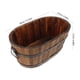 thumbnail image 3 of Maceta de madera, maceta de barril, maceta reutilizable, soporte para maceta, maceta de madera, 3 of 8