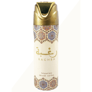 Raghba by Lattafa, 6.7 oz Perfumed Deodorant Spray for Unisex