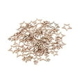 thumbnail image 2 of 100 Piezas de Adornos de Estrellas Huecas de Pequeño álbum de Recortes de Decoración Artesanal BLESIY Artesanía en forma de estrellas de madera, 2 of 8