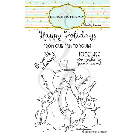 UPC: 0810043855259 | Colorado Craft Company Clear Stamps 4 X6 -Teamwork-By Anita Jeram