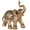 L, variant on Elephant Statue Feng Shuis Decors Trunk Up Resin Art Piece Perfect Housewarmings Gift for Family Good Wealth