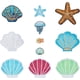 thumbnail image 1 of 22 parches termoadhesivos con forma de concha y estrella de mar, con temática marina, apliques de lentejuelas, bonitos apliques de concha de mar con dibujos animados, parche bordado brillante, 1 of 5