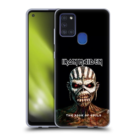Head Case Designs Officially Licensed Iron Maiden Album Covers The Book Of Souls Soft Gel Case Compatible with Samsung Galaxy A21s (2020)