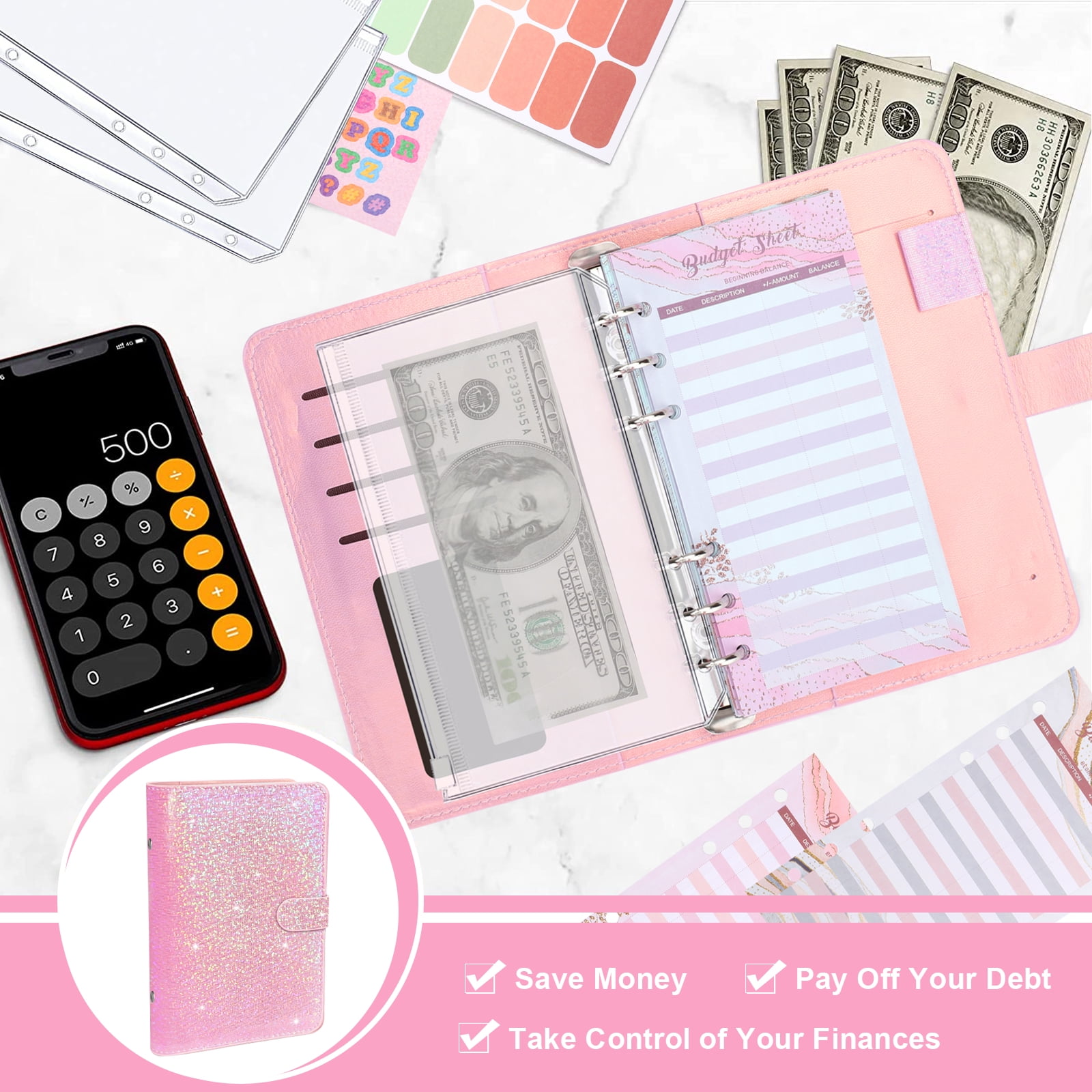 Checkered A6 Binder – It's a Miracle Budgeting