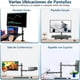 thumbnail image 4 of Soporte Dual De Monitor Y Laptop Para Escritorios Y Mesas Con Brazos Articulados Ajustables Monitor 15-33 Pulgadas, 4 of 8