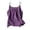A-Purple402, variant on Womens Tank Tops Spaghetti Straps V Neck Casual Tops Gathered Front Linen Solid Flowy Cami Tops