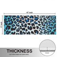 thumbnail image 5 of Kitchen Rugs Sets Of 2,Blue Leopard Print Anti Fatigue Kitchen Mat Rugs Non Slip Washable,Decorative Kitchen Floor Mats for Kitchen,Sink,Laundry,17"X47", 5 of 5