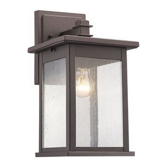 CHLOE Lighting TRISTAN Transitional 1 Light Rubbed Bronze Outdoor Wall Sconce 14" Height