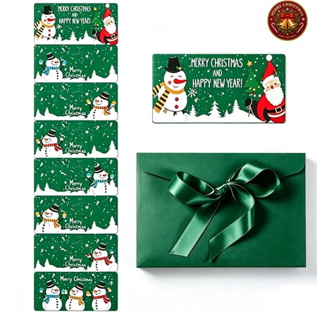Qocolcyl Christmas Money Holder Card 6‑Slots Cash Gift Card Holder with Envelope & Satin Bow Cute Santa Snowman Xmas Greeting Card for Holiday Gift Giving Christmas Gift Christmas Decorations