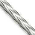 thumbnail image 7 of 925 Sterling Silver 6.25mm Flat Oval Snake Chain 16 Inch, 7 of 7