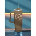 thumbnail image 3 of Blessed Girl 30 oz Stainless Steel Mug With Straw Coffee & Grace, 3 of 4