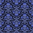 thumbnail image 1 of Ahgly Company Machine Washable Indoor Square Transitional Night Blue Area Rugs, 6' Square, 1 of 7