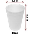 thumbnail image 6 of FRAMO 10 oz Foam Cups, Lightweight Insulated Foam Cups for Coffee, Cold Drinks & Other Hot Beverages, Disposable Drinking Cups for Parties, Picnic, BBQ, Travel, & Events, 100 Pack, 6 of 6